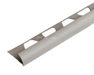 Алюминиеваый С-профиль 10 мм ПО-9 светло-серый муар 2.7 м