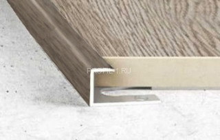 Алюминиевый П-профиль торцевой гибкий Effector S 93 0911-дуб верден 8х10 мм 2,5 м Алюминиевый П-профиль торцевой гибкий Effector S 93 0911-дуб верден 8х10 мм 2,5 м