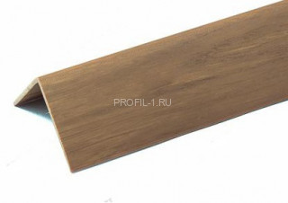 Пластиковый уголок 40х40 Lemal E40 8643 под дерево 2,75 м (25 штук)