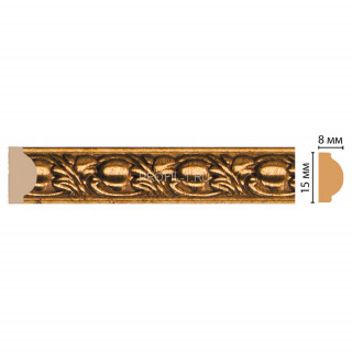 Молдинг DECOMASTER 130C-58 ДМ (15x8x2400) цвет Золото антик Молдинг DECOMASTER 130C-58 ДМ (15x8x2400) цвет Золото антик