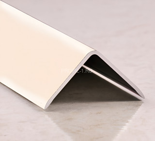 Алюминиевый уголок 10х20 мм PV62-25 слоновая кость Ral 1013 2,7 м Алюминиевый уголок 10х20 мм PV62-25 слоновая кость Ral 1013 2,7 м