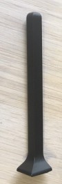 Уголок наружний для плинтуса ПТ-100 металл черный