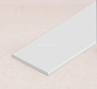 Алюминиевая полоса 60 мм белая матовая (1,6 мм) 3м Алюминиевая полоса 60 мм белая матовая (1,6 мм) 3м