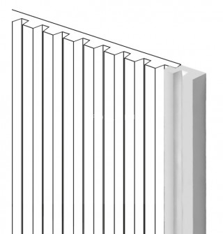 Финишный молдинг HiWood LF129B NP белый 11х24 мм 2,7 м Финишный молдинг HiWood LF129B NP белый 11х24 мм 2,7 м