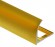 Профиль для плитки С-образный внешний алюминий 8 мм PV22-04 золото матовое 2,7 м