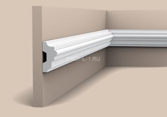 Молдинг Orac Decor Purotouch P9040 белый полиуретан 50х25 мм 2м