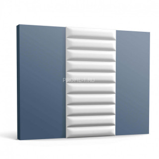 Декоративная стеновая панель 3D Orac Decor W217 белая полиуретан 23х250 мм 2м