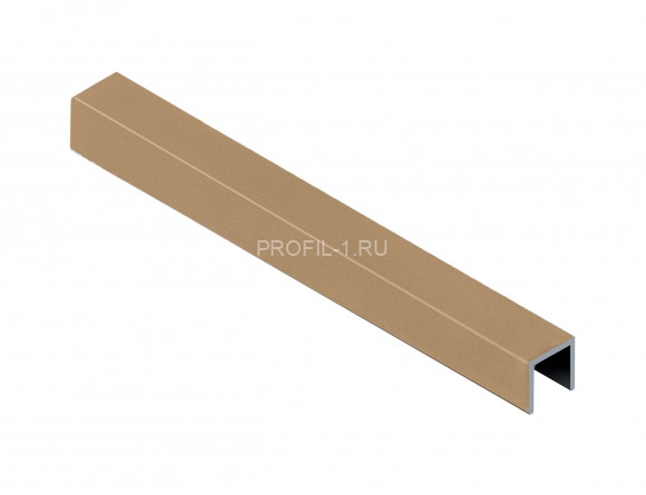 П-профиль алюминиевый 15х10 мм NEEXY PV84-04 MG золото матовое 2.7 м
