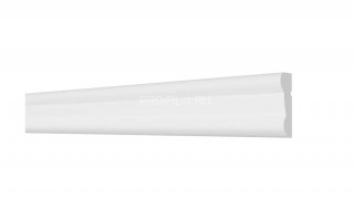 Молдинг Decor-Dizayn DD25 полистирол белый, под покраску 19х9х2000 мм