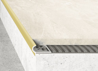 Алюминиевый F-профиль округлый 10 мм Effector 3,0 м A 80.00 золото Алюминиевый F-профиль округлый 10 мм Effector 3,0 м A 80.00 золото