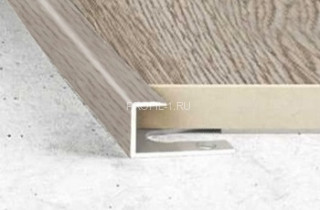 Алюминиевый П-профиль торцевой гибкий Effector S 93 0912-дуб табакко 8х10 мм 2,5 м Алюминиевый П-профиль торцевой гибкий Effector S 93 0912-дуб табакко 8х10 мм 2,5 м