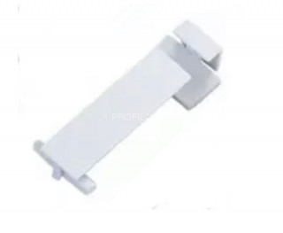 Соединитель металлический для светодиодного плинтуса ПЛС-80 серебро матовое