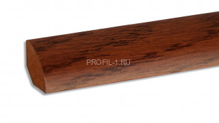 Галтель ПВХ Lemal выпуклая 14х14 мм Цвет 8643 Орех миланский 2,5 м