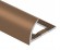Алюминиевый профиль для плитки С-образный 10 мм PV17-37 светло-коричневый Ral 8025 2,7 м
