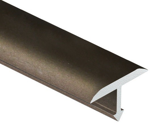 Профиль Т-образный 10 мм закругленный алюминий PV33-06 бронза матовая 2,7 м