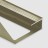 Профиль для ламината оконечный Panel L с рифлением алюминий 10 мм PV59-16 титан матовый 2,7 м
