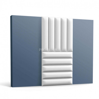 Декоративная стеновая панель 3D Orac Decor W218 белая полиуретан 23х250 мм 2м