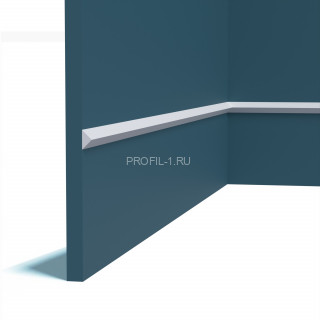 Декоративный молдинг Перфект Плюс P199 белый ударопрочный 15х15 мм 2 м