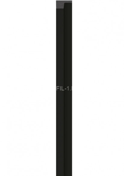 Левая планка для реечной панели VOX LINERIO M PLUS -LINE черная 2650х42х21 мм Левая планка для реечной панели VOX LINERIO M PLUS -LINE черная 2650х42х21 мм