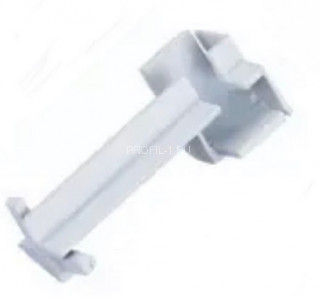 Уголок внутренний металлический для светодиодного плинтуса ПЛС-50 серебро матовое