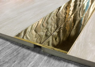 Латунный деформационный шов накладной на поверхность STB115 ON 115 полированный 3м