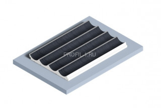 Стеновая панель 12х120 мм HiWood LV139 BU20 черный 2,7 м