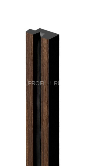 Финишный молдинг HiWood LF129B BR396NK под дерево 11х24 мм 2,7 м Финишный молдинг HiWood LF129B BR396NK под дерево 11х24 мм 2,7 м