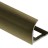 Профиль для плитки С-образный внешний алюминий 8 мм PV22-08 шампань матовая 2,7 м