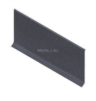 Плинтус для пола из алюминия 100 мм NEEXY AKBD100-SA муар антрацит 2.5 м