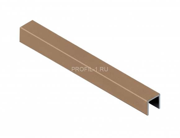П-профиль алюминиевый 15х10 мм NEEXY PV84-06 MBR бронза матовая 2.7 м