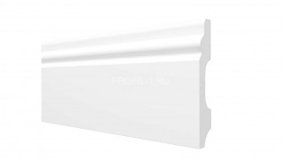Напольный плинтус Decor-Dizayn DD27 полистирол белый, под покраску 59х13х2000 мм