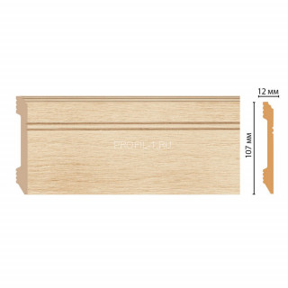 Плинтус напольный Бук DECOMASTER D105-71ДМ (107x12x2400) Плинтус напольный Бук DECOMASTER D105-71ДМ (107x12x2400)