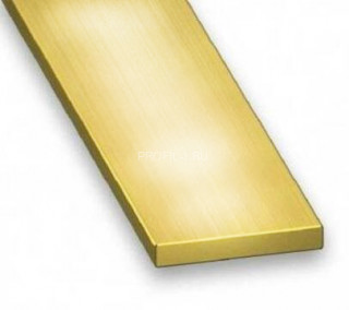 Полоса латунь 10 мм Progress Profiles PIOL 102 полированный 2,7 м