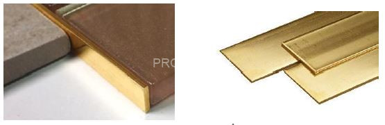 Полоса латунь 10 мм Progress Profiles PIOL 102 полированный 2,7 м