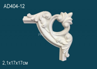 Угловой элемент с орнаментом Перфект AD404-12 170х170 мм