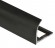Профиль для плитки С-образный внешний алюминий 8 мм PV22-18 черный матовый 2,7 м