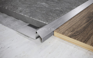 Наружный профиль из нержавеющей стали со скосом для плитки 10 мм FSF 10 S сатинированная сталь 270 см Наружный профиль из нержавеющей стали со скосом для плитки 10 мм FSF 10 S сатинированная сталь 270 см