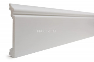 Напольный плинтус Decor-Dizayn 701-115 полистирол белый, под покраску 100х16х2400 мм