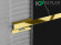 П-профиль закладной 12х12 мм из нержавеющей стали SS 304 FSBP017-12 GP S.S.304 золото полированное 2.7 м