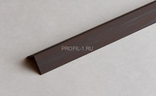 Пластиковый уголок 40х40 Lemal E40 8695 под дерево 2,75 м (25 штук)