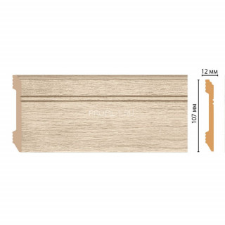 Плинтус напольный Ясень DECOMASTER D105-72ДМ (107x12x2400) Плинтус напольный Ясень DECOMASTER D105-72ДМ (107x12x2400)