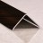 Декоративный уголок 20х20 мм алюминий ПН-20х20 черный глянец браш 2,7 м