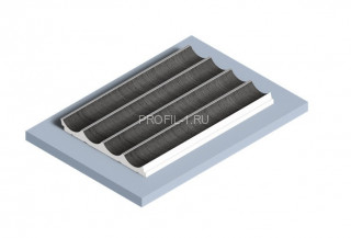 Стеновая панель 12х120 мм HiWood LV139 GR26 серый 2,7 м