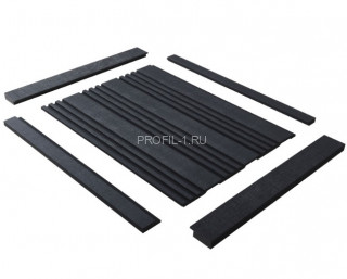 Финишный молдинг для панелей Hiwood LF1 BK114K декорированный 50х17 мм 2,7 м Финишный молдинг для панелей Hiwood LF1 BK114K декорированный 50х17 мм 2,7 м