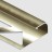 Профиль для плитки С-образный алюминий 10 мм PV14-13 песок блестящий 2,7 м