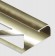 Профиль для плитки С-образный алюминий 10 мм PV14-13 песок блестящий 2,7 м