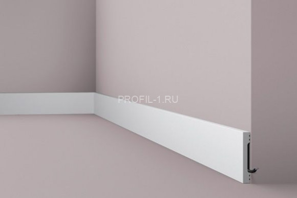 Потолочный плинтус NMC Wallstyl FD10 белый полистирол 15х100 мм 2м