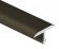 Профиль Т-образный 10 мм закругленный алюминий PV33-10 коричневый матовый 2,7 м