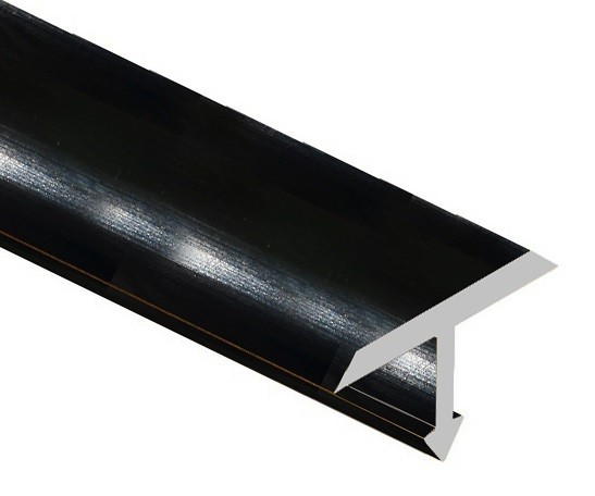Профиль Т-образный 26 мм алюминий плоский PV39-19 черный блестящий 2,7 м