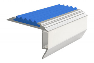 Алюминиевый порог угловой противоскользящий с подсветкой 26х45 мм АУ-45-LED синий 2,0 м Алюминиевый порог угловой противоскользящий с подсветкой 26х45 мм АУ-45-LED синий 2,0 м